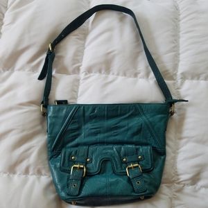 Stone Mountain forest green purse
